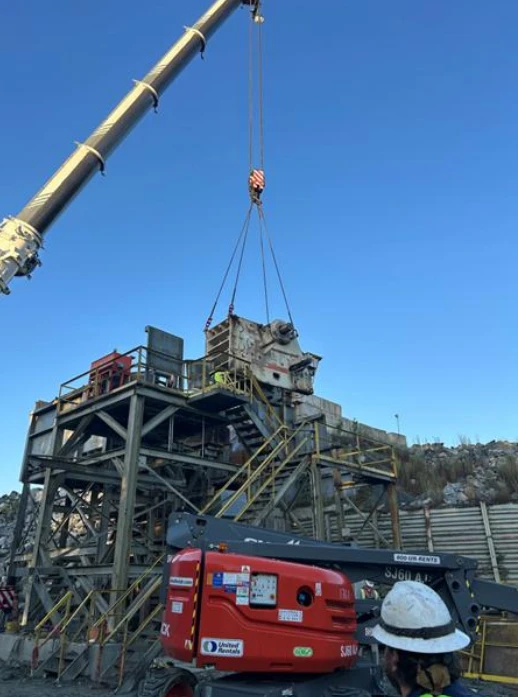 TSS Primary Jaw Crusher Replacement Project 3